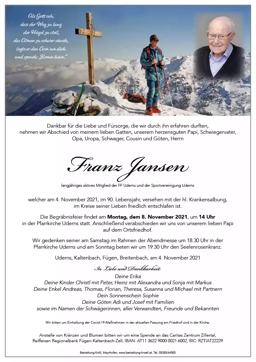 Parte von Franz Jansen